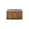 James Martin Vanities Bristol 60in Single Vanity, Saddle Brown w/ 3 CM Ethereal Noctis Quartz Top 157-V60S-SBR-3ENC - alternate 1